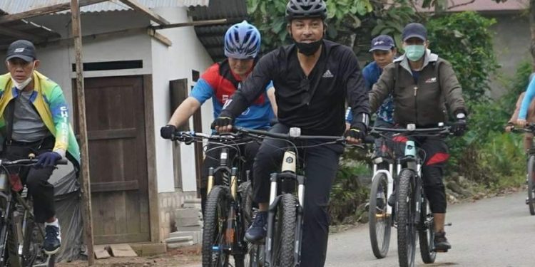 Pemkab Solsel Beri 3 Unit Sepeda Gunung Jadi Door Prize Fun Bike