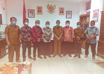 Sekwan DPRD Sumbar Raflis Dikunjungi Pimpinan DPRD Mentawai