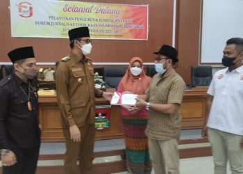 FJKIP Bukittinggi Dilantik, Ayo Sinergikan Keterbukaan Informasi Publik
