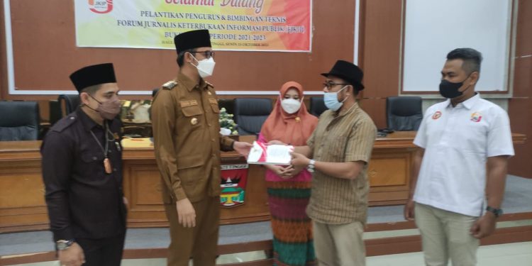 FJKIP Bukittinggi Dilantik, Ayo Sinergikan Keterbukaan Informasi Publik
