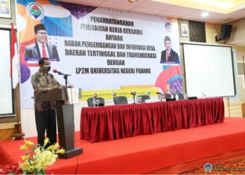 Kemendes PDTT Tandatangani PKB Penelitian Kinerja Pendamping Desa Dengan UNP