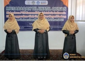 Sedikit Bicara Banyak Prestasi, UNP Juara Umum MTQM PTN Kemendikbudristek 2021