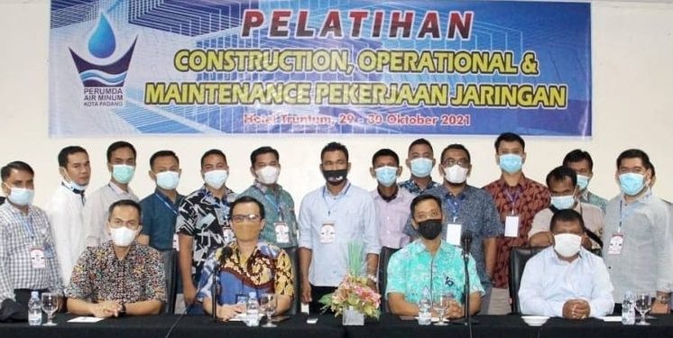 Perumda Air Minum Kota Padang Lakukan Pelatihan Konstruksi, Pengoperasian dan Pemeliharaan Instalasi Jaringan Air