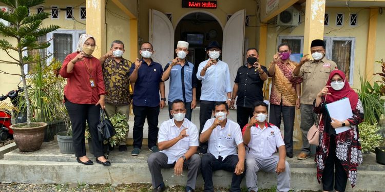 Monev KI Sumbar di KPU Dharmasraya, Terbuka Informasi Publik Pemilih Millenial Pasti Ke TPS