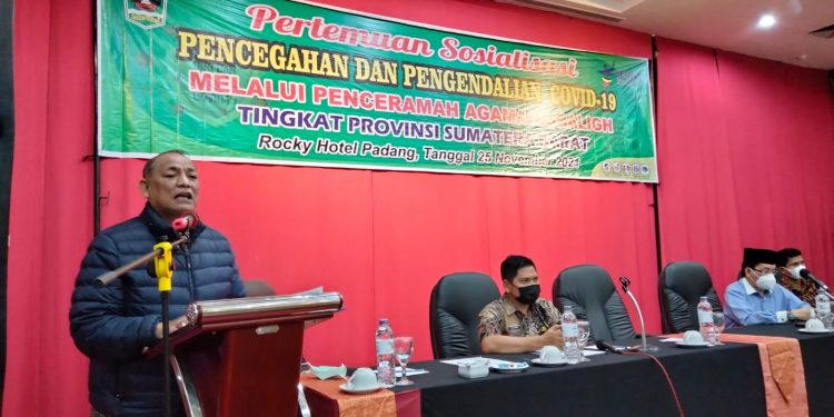 Sosialisasi Pencegahan Covid-19 Bersama Mubaligh dan Penceramah di Sumbar
