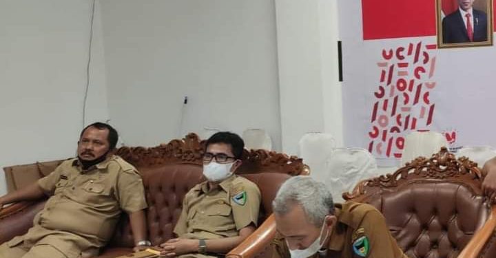 Sekda Pessel Ikuti Pembahasan Sanitasi Secara Virtual