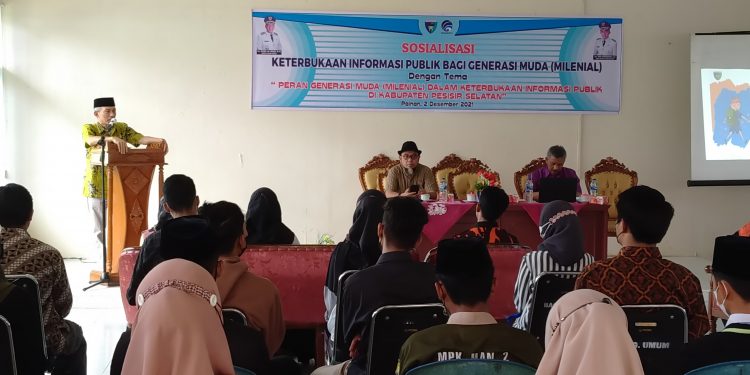 Diskominfo Pessel Gelar Sosialisasi Keterbukaan Informasi Publik
