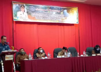 Buka Rekonsiliasi dan Laporan Keuangan Nagari, Wabup Sijunjung Minta Seluruh Aset Nagari Harus Diinventarisir