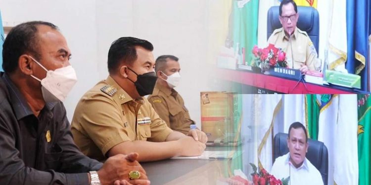 Raker Bersama Mendagri, Bupati Sutan Riska : Kami Berkomitmen Dukung Pemerintahan Bebas KKN