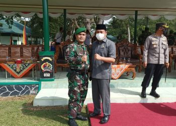 Ketua DPRD Hamdi Agus Hadiri Sertijab Danyon 131/BRS