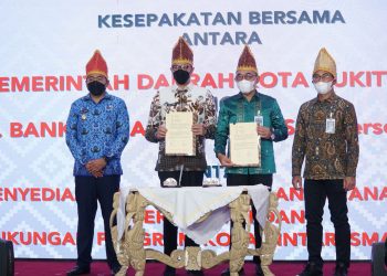 Pemko Bukittinggi dan BNI Tandatangani Kesepakatan Bersama