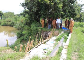Komisi C DPRD Payakumbuh Turun Ke Lapangan Cek Saluran Irigasi Rusak