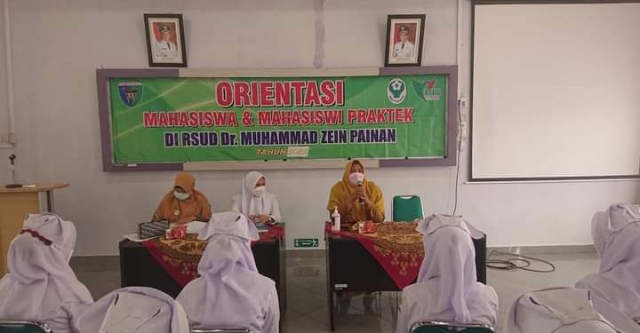 RSUD Dr.Muhammad Zein Painan Lakukan Orientasi Mahasiswa untuk Pendidikan Praktek