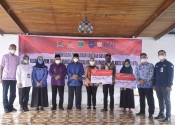 Pemko Sawahlunto Tuntaskan Penyaluran Bantuan Sosial BPNT 2021