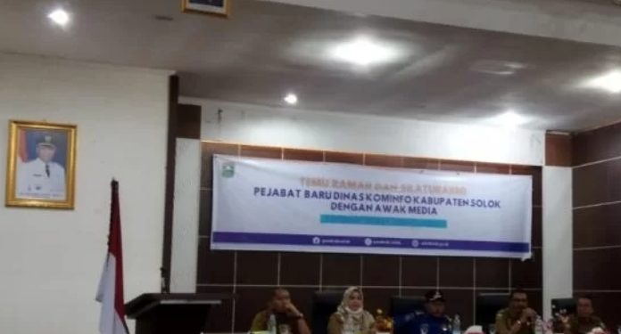 Temu Ramah, Diskominfo Kabupaten Solok: Insan Pers Wujudkan Visi- Misi Kepala Daerah