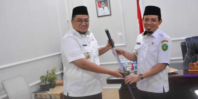 Wabup Richi Paparkan Progul Tanah Datar kepada Wawako Bengkulu