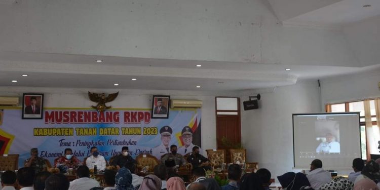 Wabup Richi Aprian Buka Musrenbang Penyusunan RKPD Tanah Datar 2023