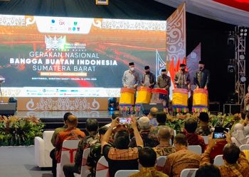 Wakil Presiden RI Launching GerNas Bangga Buatan Indonesia Sumatra Barat