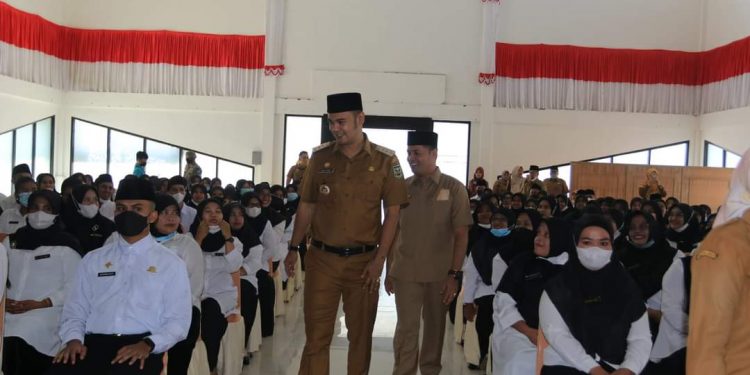127 CPNS Pola Pembibitan STTD Perhubungan dan PPPK Formasi Tahun 2021 Terima SK Bupati Sijunjung