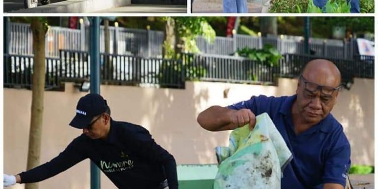 Peringati Hari Bumi, Pemko dan Novotel Gelar Aksi Bersih Sampah Plastik Dalam Kota