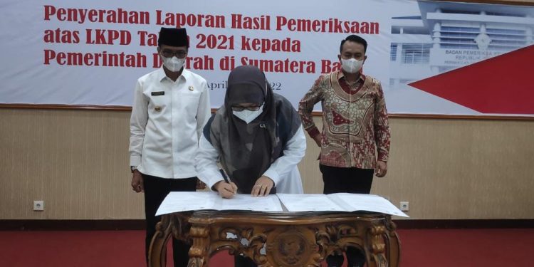 Raih WTP BPK- RI 2022, Pemkab Limapuluhkota Tujuh Kali WTP