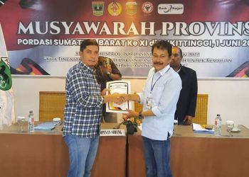 Wali Kota Sawahlunto Deri Asta Terpilih Jadi Ketua Pordasi Sumbar Periode 2022-2026