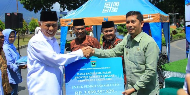 Kota Sawahlunto Daerah Pertama Capai Realisasi Pembayaran Pajak Kendaraan Bermotor