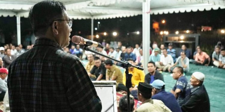 Tertunda Akibat Pandemi Covid 19, “Makan Gadang” Bersama Bupati Digelar di Kawasan Menara Songket
