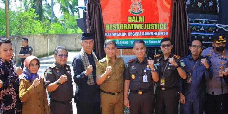 Keren, Balai Restorative Justice Sawahlunto Diresmikan Kajati Sumbar