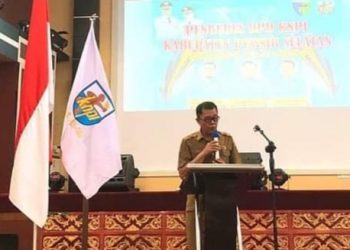 Kadis Parpora Suhendri Buka Konsolidasi OKP Se Kabupaten Pesisir Selatan