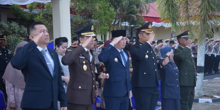 Wako Deri Asta Bersama Forkopimda Upacara Hari Bhayangkara Ke- 76