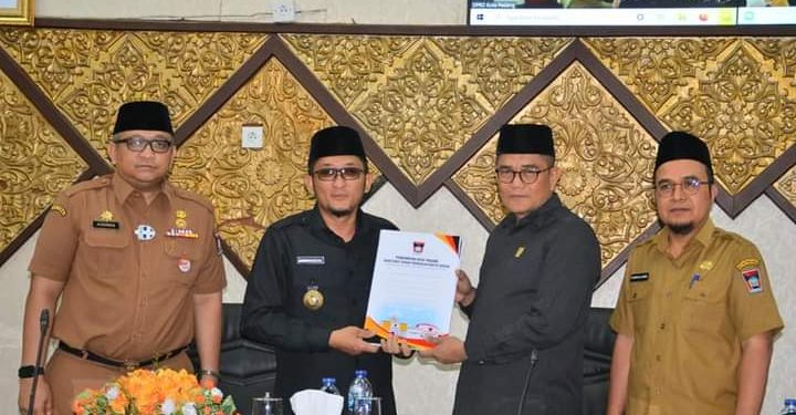 DPRD Kota Padang Paripurna, KUA-PPAS APBD Tahun Anggaran 2023 Disepakati