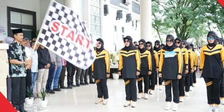 Wabup Solsel Lepas Gerak Jalan Hari