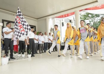 Hari Kedua Lomba Gerak Jalan Kabupaten Solsel : Makin Heboh!