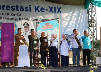 Kontingen TP PKK Sijunjung Ikuti Jambore Kader PKK Berprestasi Tingkat Sumbar