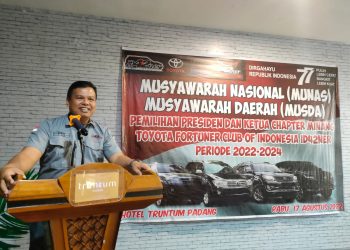 Sonny Affandi Terpilih Aklamasi Sebagai Ketua Toyota Fortuner Club Sumbar