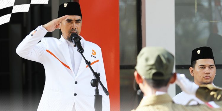 Upacara HUT RI ke-77, PKS Sumbar Tegaskan Visi Sebagai Pelayan Rakyat