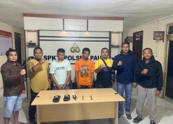 Polsek Pauh Ringkus 2 Pelaku ‘Pancilok’ Sendal Jepit