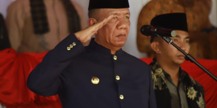 Upacara Pengibaran Bendera Merah Putih Pada HUT Ke-77 Kemerdekaan RI Berlangsung Khidmat