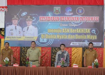 Bupati Sijunjung Benny Dwifa Yuswir Buka Literasi Kesadaran Keamanan Informasi
