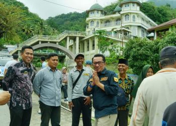 Cepat Direspon Bupati Tanah Datar Eka Putra, Dam Tanggul Sungai Batang Malalo Diperbaiki Swakelola