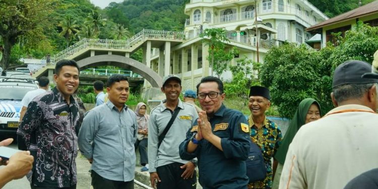 Cepat Direspon Bupati Tanah Datar Eka Putra, Dam Tanggul Sungai Batang Malalo Diperbaiki Swakelola