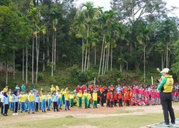 Wakil Bupati Sijunjung Iraddatillah Buka Germas Puskesmas Gambok