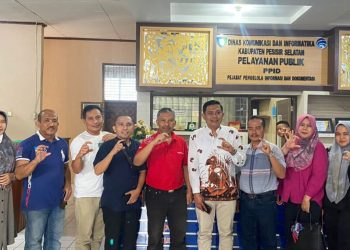 Studi Tiru, Dinas Kominfo Pessel Dikunjungi Dinas Kominfo Sijunjung