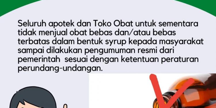 Dinkes Solok Selatan Larang Pemberian Obat Sirup Anak