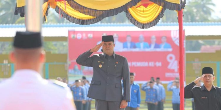 Wakil Bupati Sijunjung Iraddatillah Pembina Upacara Peringatan Hari Sumpah Pemuda