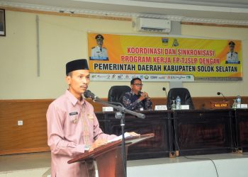 FP-TJSLP Solok Selatan Adakan Koordinasi dan Singkronisasi