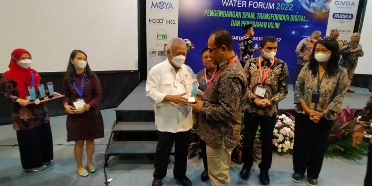 PDAM Tirta Langkisau Kabupaten Pesisir Selatan Raih Penghargaan Peringkat Tiga Nasional di Indonesia Water Forum 2022
