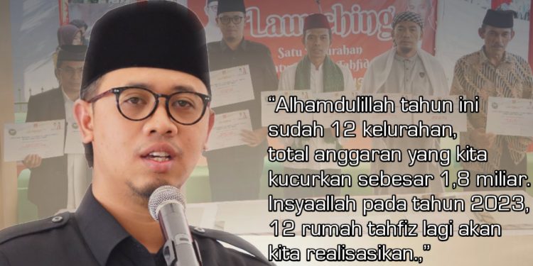 Erman Safar Buktikan Janji, Program 1 Kelurahan 1 Rumah Tahfiz Direalisasikan