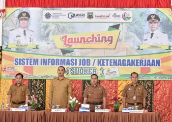 Bupati Sijunjung Launching Aplikasi Sijoker